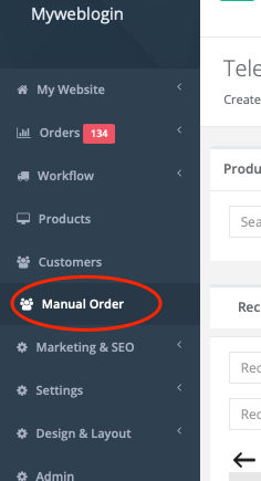 Choose Manual Order